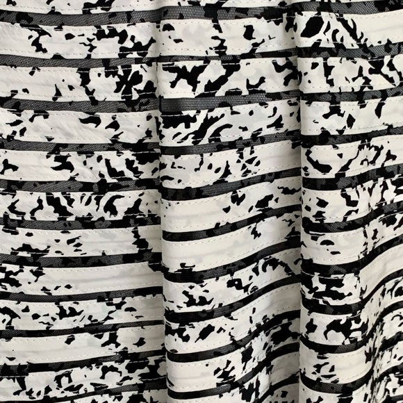 NWT PARKER Silk Blacksplatter Fit & Flare Dress Sleeveless Abstract Pattern M - Picture 14 of 16